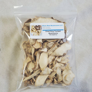 4 Ounce Dried Organic King Trumpet Mushrooms